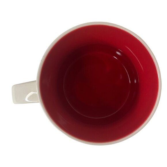 Starbucks You Are Here Taiwan Mug Sun Bears 14oz Red Stoneware Collectible - Picture 6 of 7